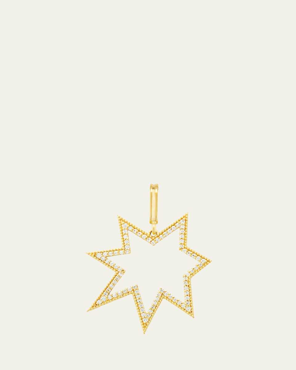 L'Etoile 18K Yellow Gold Charm with Diamonds